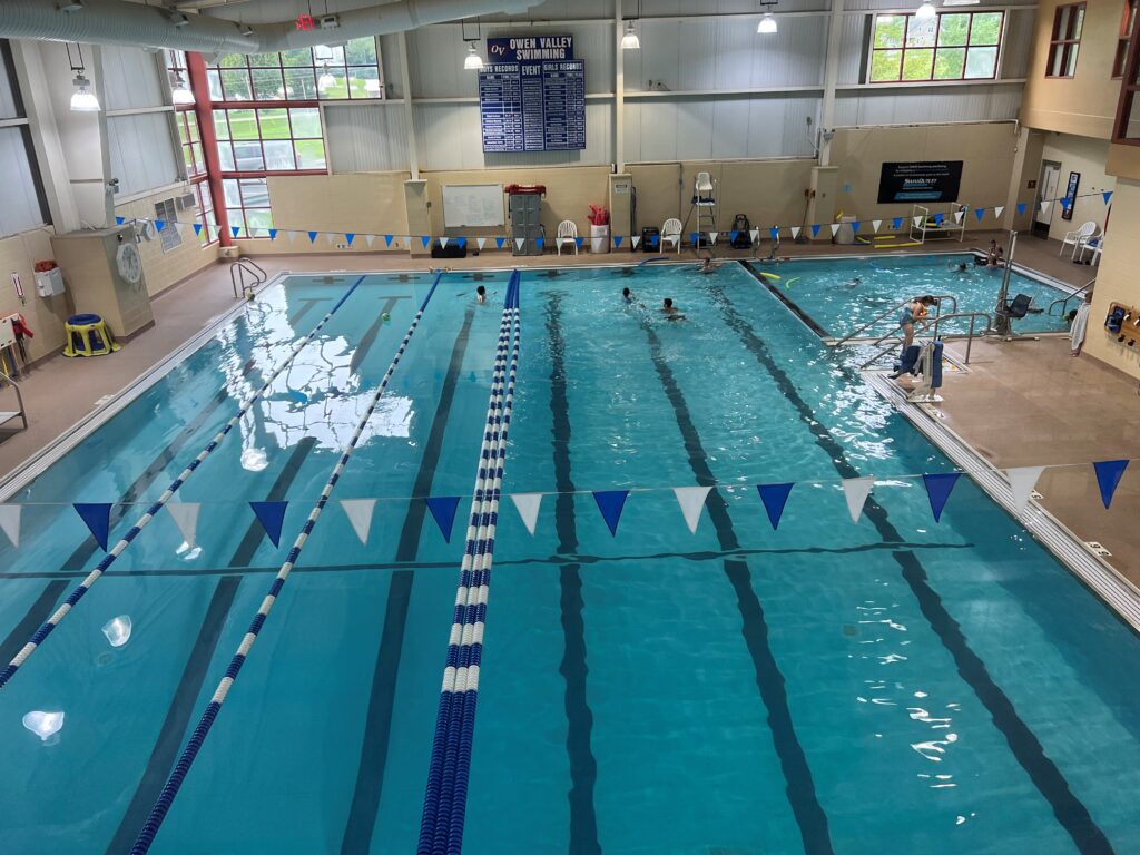 Owen County YMCA Pool - Overhead View