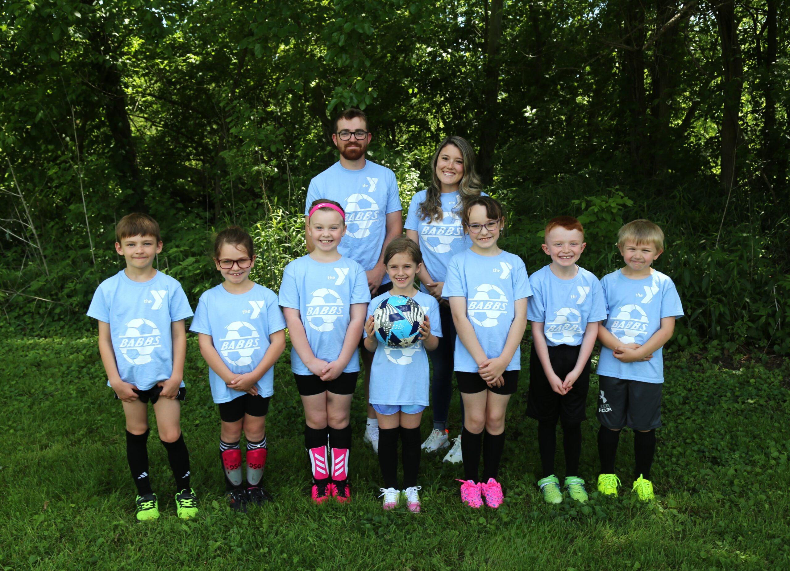 Babbs Supermarket youth soccer team group photo