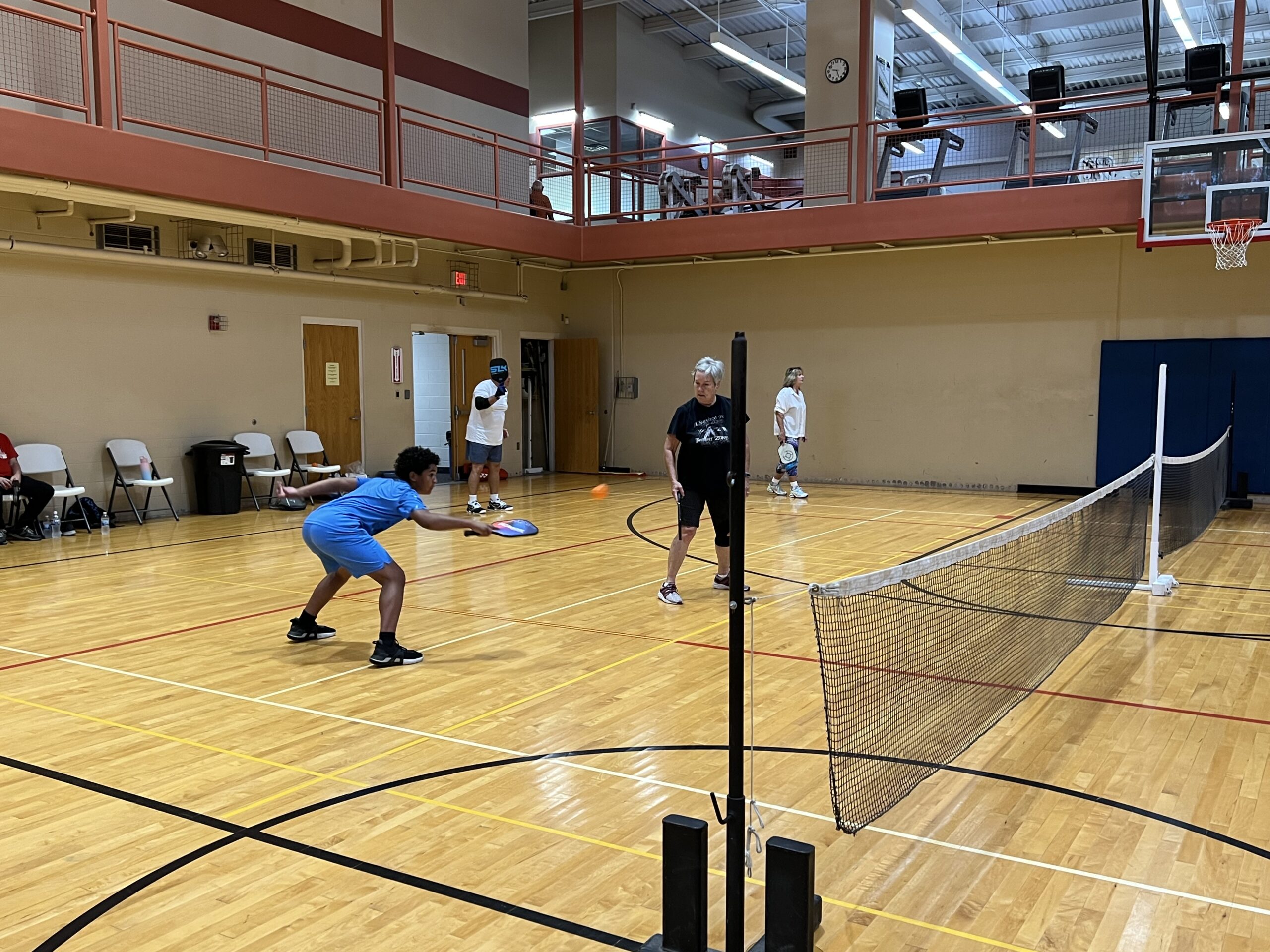 Pickleball players